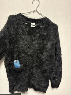 GU オーバーサイズカーディガン パペットスンスン ブラックMサイズ