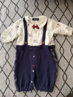 klädkap ボウタイ付きロンパース F(50-70)