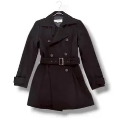 LAUTREAMONT トレンチコート サイズ2 Mサイズ ベルト付きブラック