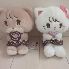 mikko×サンリオキャラクターズ　ドーナツデザインBIGぬいぐるみ　2つセット