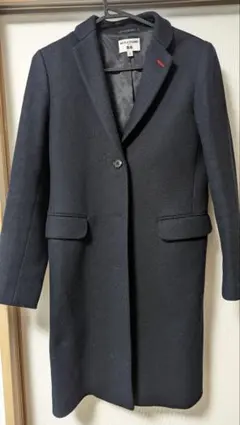 ユニクロ　イネスチェスターコート　（ネイビー）