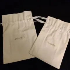 DECORTÉ ポーチ 2点セット ホワイト