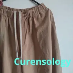 Curensology コットンリネンドロストパンツ