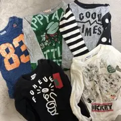 長袖カットソーセット 5点セット　95cm、90cm