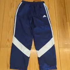 adidas パンツ 160 ネイビー 起毛トリコットウーヴン　WIND RDY