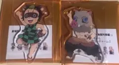 鬼滅の刃　炭治郎　伊之助　みにきゃら　アクリルチャーム　無限列車編　劇場版