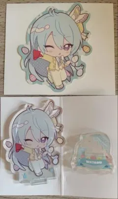 あんスタ アニカフェ イースター キラキラステッカー アクリルスタンド 日々樹渉