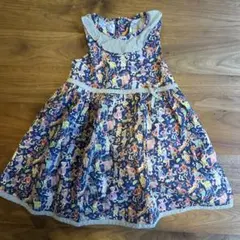センスオブワンダー リバティ柄ワンピース　90