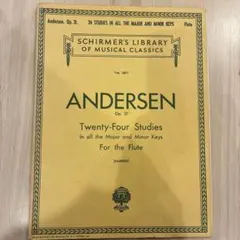 Andersen Op. 21 　24 Studies for Flute