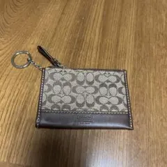 COACH コインケース キーリング付き