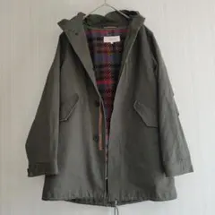 美品　BEAMS LIGHTS フード付きコート　モッズ　ミリタリー