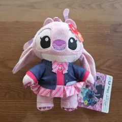 ディズニー スティッチ　ぎゃるKAWAほぉと カラビナ付きぬいぐるみ　エンジェル