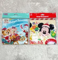 東京ディズニーリゾート クリスマス ウォッシュタオル 2枚セット