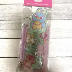 トイストーリー4 ダッキー＆バニー ミラー&コーム付き パスケース