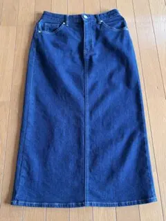 OPAQUE.CLIP デニムタイトロングスカート