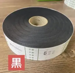 528黒　アサヒバイアステープ T/C 30mm巾 フラット 66m