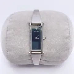 590 稼動 GUCCI時計 レディース 1500L バングル ブルー Sサイズ - メルカリ