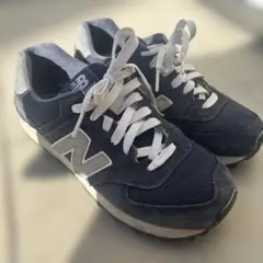 New Balance ネイビー スニーカー 574 24cm