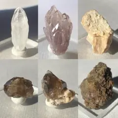 マダガスカル産 水晶クラスター｜透明感のあるポイント群 鉱物標本 