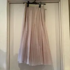 ピンクベージュ チュール スカート