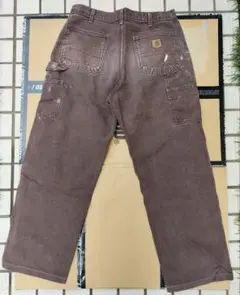 US古着 Carhartt ダック ペインターパンツ カーハート W34 ペンキ