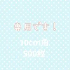専用です！10cm角500枚