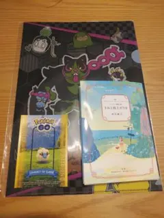 ポケモンセンター出張所限定クリアファイル きみと雨上がりを 小説 ステッカー