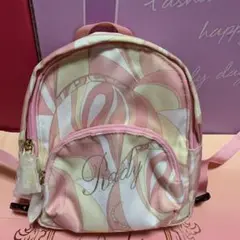 ちびRadyレディー　マーブル　リュック　鞄　Sサイズ　ピンク　キッズ