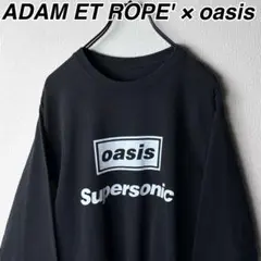 アダムエロペ oasis カットソー ロゴ ロンT オアシス