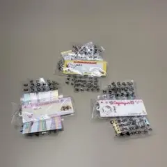 산리오 おなまえアクリルチャーム3個 シュガーバニー こぎみゅん はなまるおばけ