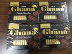 LOTTE Ghana Black Chocolate 4個セットのサムネイル