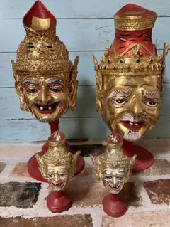 タイのお守り　タイのレルシー仮面 ポーケー仮面 インテリア