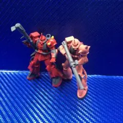ガンダム　MSセレクション9&13 ジョニーライデン専用ザク＋シャア専用ザクII