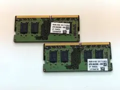 未使用,Micron,DDR4-2666,PC4-2666V.4GB×2枚8GB - メルカリ