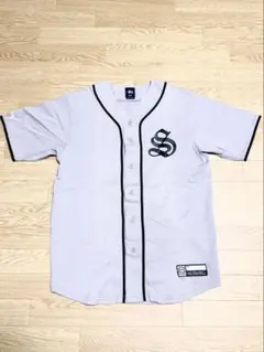 Stussy ベースボールシャツ ストライプ ブラック M - メルカリ