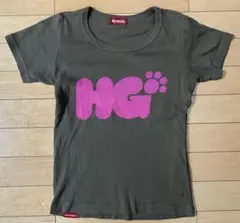 HYSTERIC GLAMOUR HGロゴ 半袖カットソー カーキ