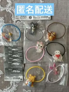ディズニーキャラクター Twinkleゴム ガチャ 7種セット　ヘアゴム