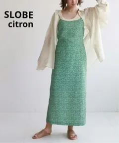 SLOBE citron. フラワーヘルシーキャミワンピース 　スローブイエナのサムネイル