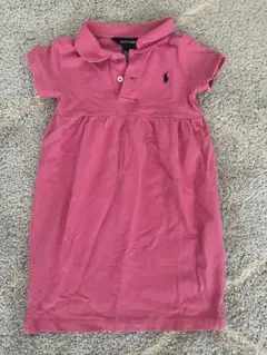 Ralph Lauren ピンク ポロシャツワンピース4y