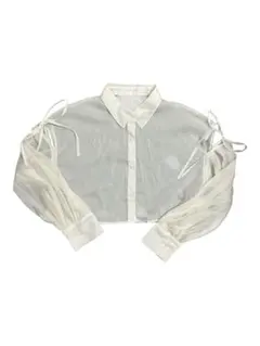 INGNI　イング　袖リボンショートシャツ　レディース　M