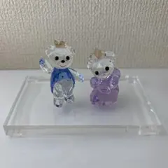 ☆美品☆廃盤スワロフスキークリスタルオブジェ置物ベビーシューズ希少