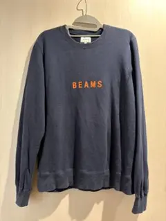 BEAMS ネイビー トレーナー Mサイズのサムネイル