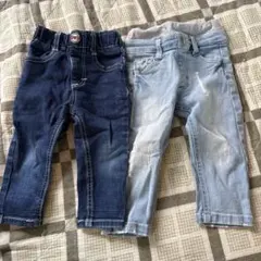 デニムパンツ 80サイズ 2枚セット