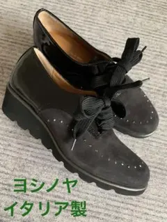 美品　銀座ヨシノヤ　OLASCO イタリア製　コンビシューズ　35.5のサムネイル