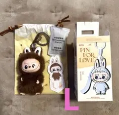 【正規品】POP MART PIN FOR LOVE 〈L〉イニシャルラブブ