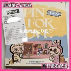 【正規品】ラブブ Pin for Love アルファベットペンダント(A-M)