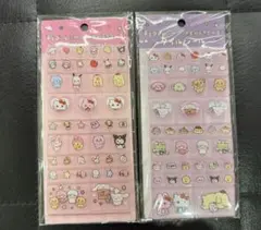 チェゴシム サンリオ キャラクターズ コラボ タイルシール 2種セット