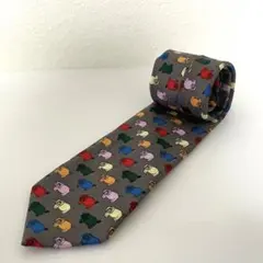 ネクタイ　ブタ柄　古着　ユニセックス