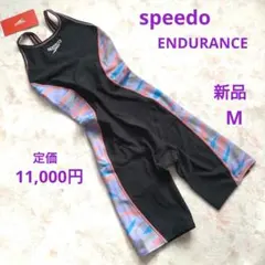 M 新品 speedo 練習水着 ENDURANCE ハーフスパッツ 耐久