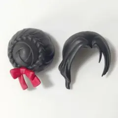 ねんどろいどどーる シャドーハウス ケイト 髪パーツ ヘアー 黒 頭部